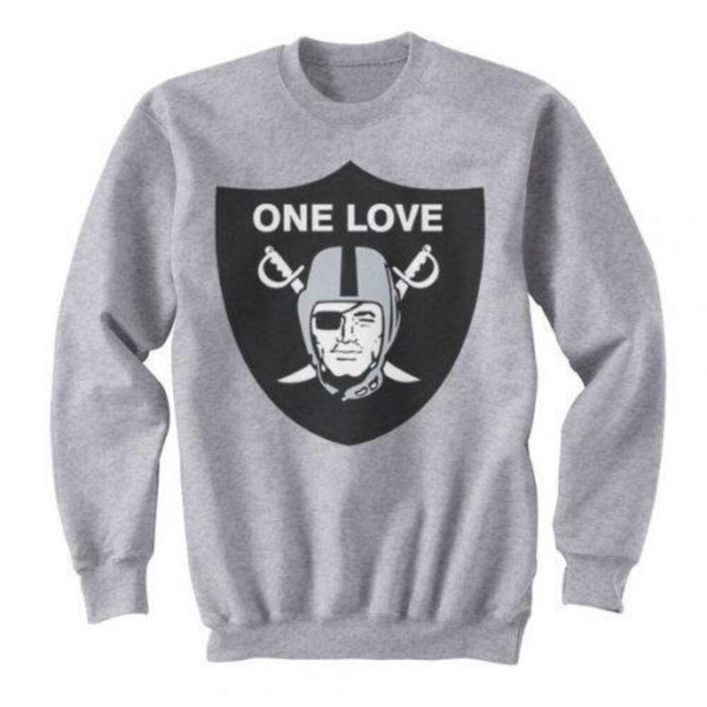 One Love Oakland Raiders Football Fan Streetwear Gift Sweatshirt